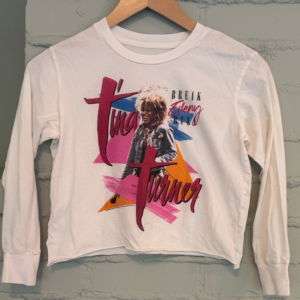Tina Turner Rowdy Sprouts Long Sleeve Graphic Tee
